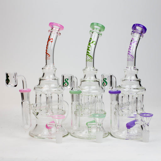9" SOUL Glass 2-in-1 recycler bong [S2060] Bongs Canadian Distributor