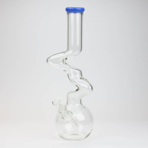 16" Zig-zag glass water bong [AKG004] Bongs Canadian Distributor Jade