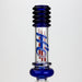 17" H2O Double ring glass water bong [H2O-5006] Glass Bong Canadian Distributor