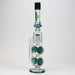 17" H2O Double ring glass water bong [H2O-5006] Glass Bong Canadian Distributor Green