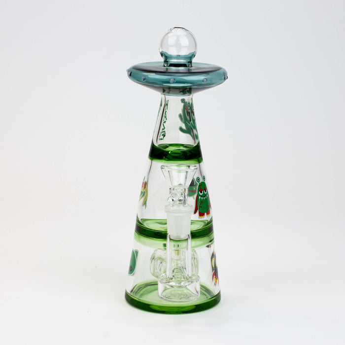 8" HAZE UFO glass bong [HZ-81]