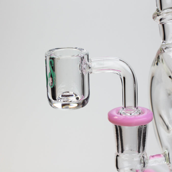 9" SOUL Glass 2-in-1 recycler bong [S2086] Bongs Canadian Distributor