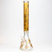 20" Skull Patterned 9 mm glass water bong ( GBT2101 ) Bongs ONE D-Gold