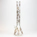 20" Skull Patterned 9 mm glass water bong ( GBT2101 ) Bongs ONE E-White
