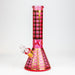 12" 7mm glass neon beaker water bong Glass Bong ONE Pink