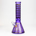 12" 7mm glass neon beaker water bong Glass Bong ONE Purple