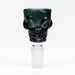 Skull shape glass Small bowl for 14 mm female Joint Bowl · Popper ONE Black