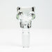 Skull shape glass Small bowl for 14 mm female Joint Bowl · Popper ONE Clear