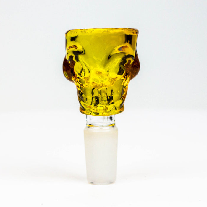 Skull shape glass Small bowl for 14 mm female Joint Bowl · Popper ONE Gold