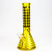 12" 7mm glass neon beaker water bong Glass Bong ONE Gold