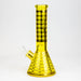 12" 7mm glass neon beaker water bong Glass Bong ONE