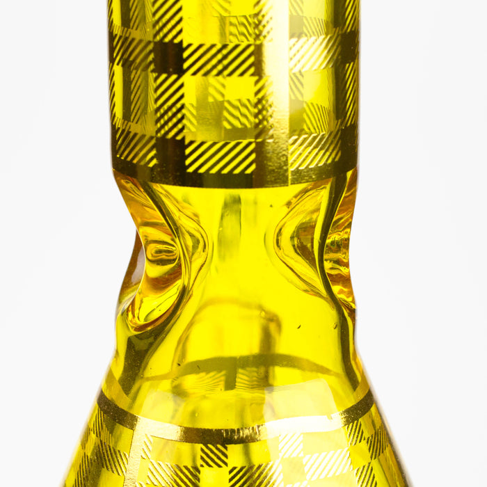 12" 7mm glass neon beaker water bong Glass Bong ONE