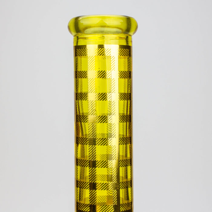 12" 7mm glass neon beaker water bong Glass Bong ONE