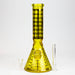 12" 7mm glass neon beaker water bong Glass Bong ONE