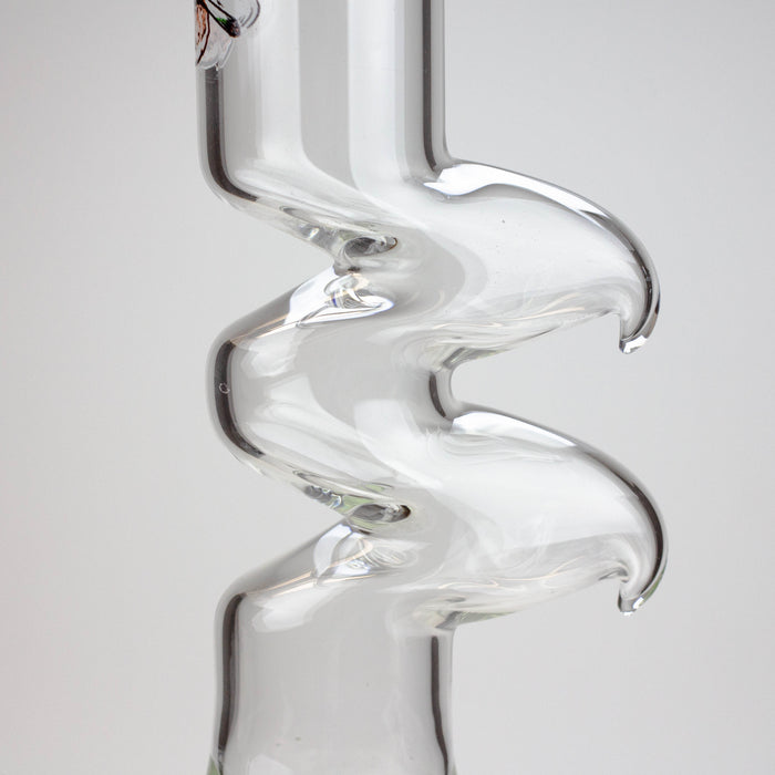 12" Zig-zag water bong -GP1390AST Glass Bong ONE
