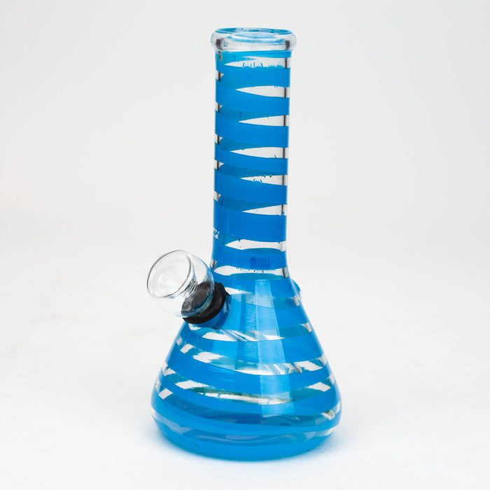 6" glass water bong Glass Bong ONE Sky Blue