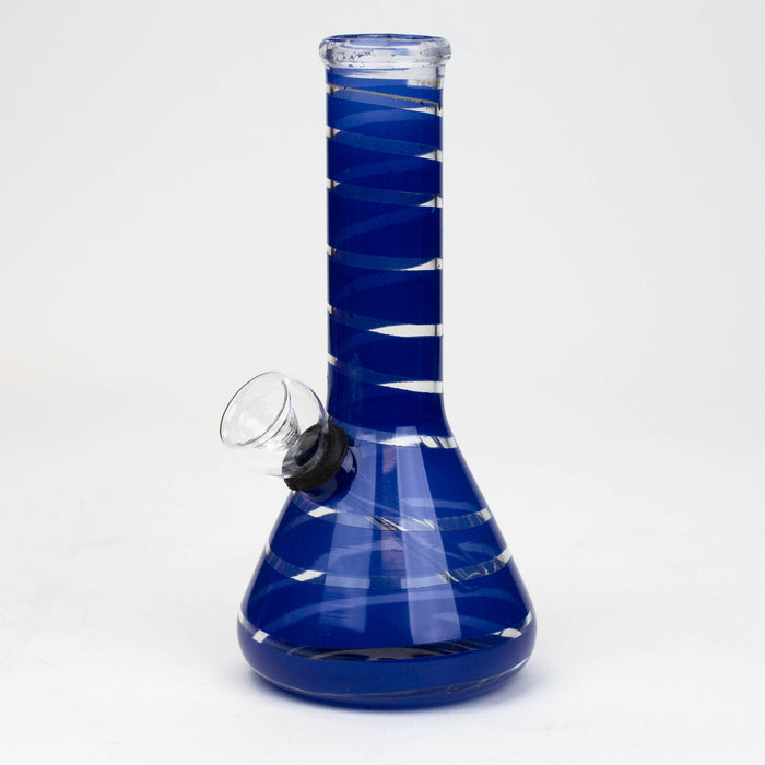 6" glass water bong Glass Bong ONE Blue