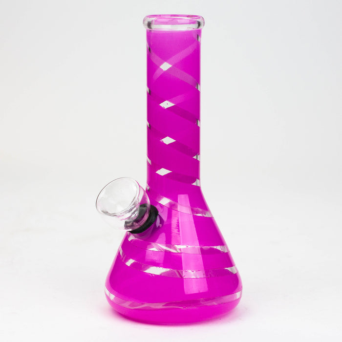 6" glass water bong Glass Bong ONE Pink