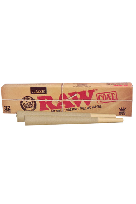 RAW PRE-ROLLED CONE KS – 32/PACK- - One Wholesale