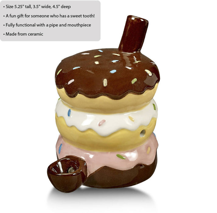 Roast & Toast Donut Pipe Quartz hand pipe Roast and Toast Gifts