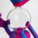 WENEED®- 10" Silicone Round Cake Water Recycler Pipe Resin · Silicone · Plastic Bong WENEED®