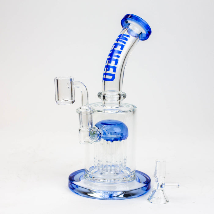 WENEED®-10" WENEED 2-in-1 Tree Perc Water Pipe Glass Rig WENEED® Sky Blue