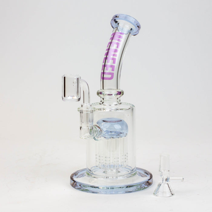 WENEED®-10" WENEED 2-in-1 Tree Perc Water Pipe Glass Rig WENEED® Purple
