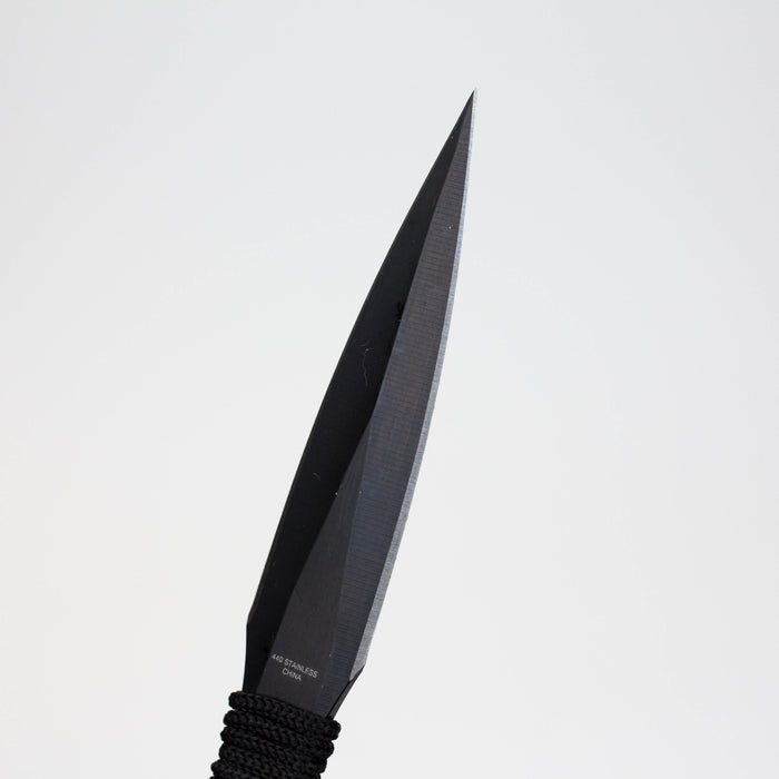 Throwing Knives with Nylon Sheath [T00046BBK-12] Throwing Knife Canadian Distributor