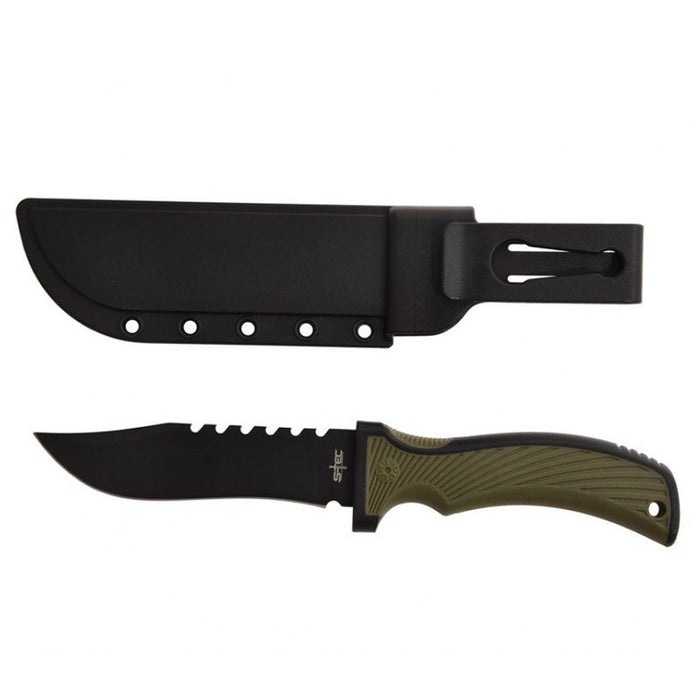 9" Hunting Knife with Plastic Sheath [T22191BK]