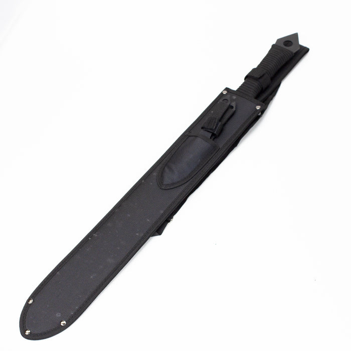 27" Tactical Machete Sword with Two 8″ Throwing Knives [T661086]