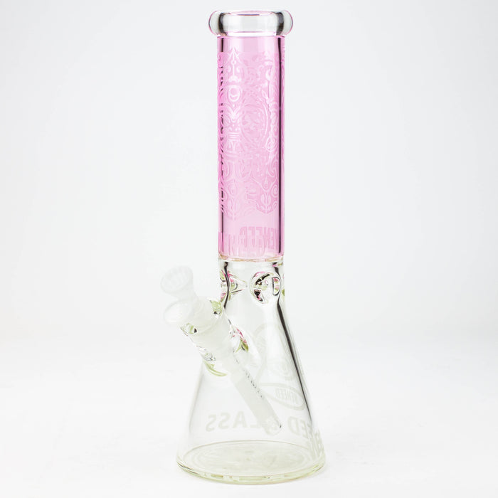 WENEED®-14" Sun God Beaker 7mm Glass Bong WENEED® Pink