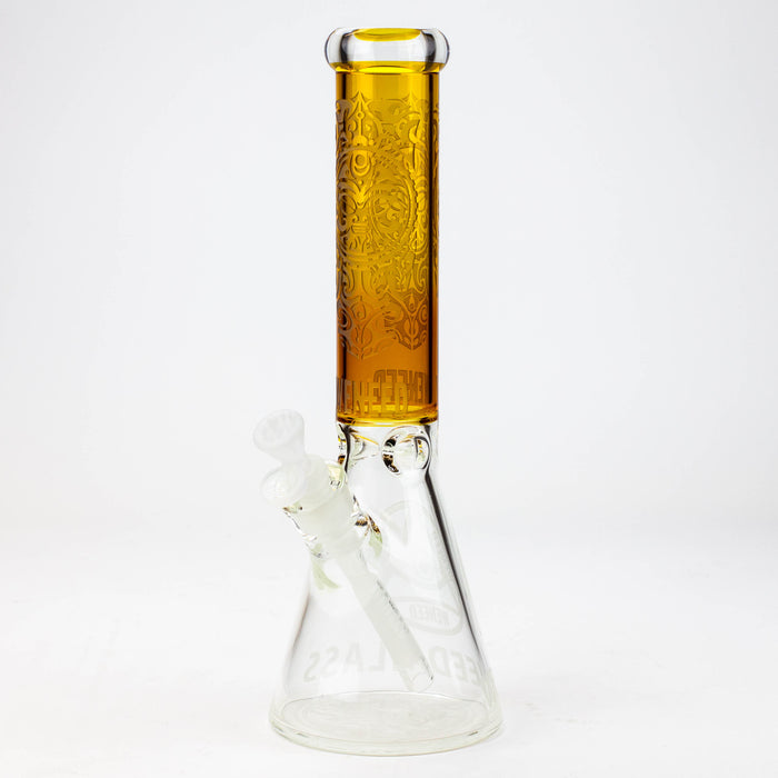 WENEED®-14" Sun God Beaker 7mm Glass Bong WENEED® Yellow