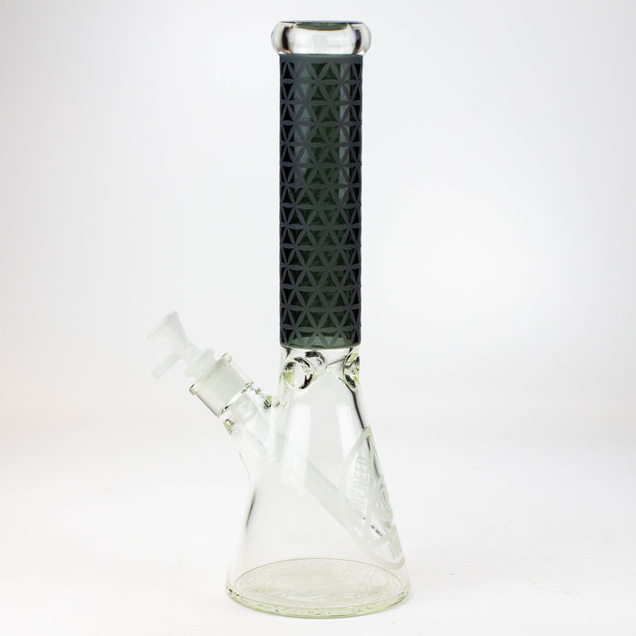 WENEED®-14" Vector Grid Beaker 7mm Glass Bong WENEED®