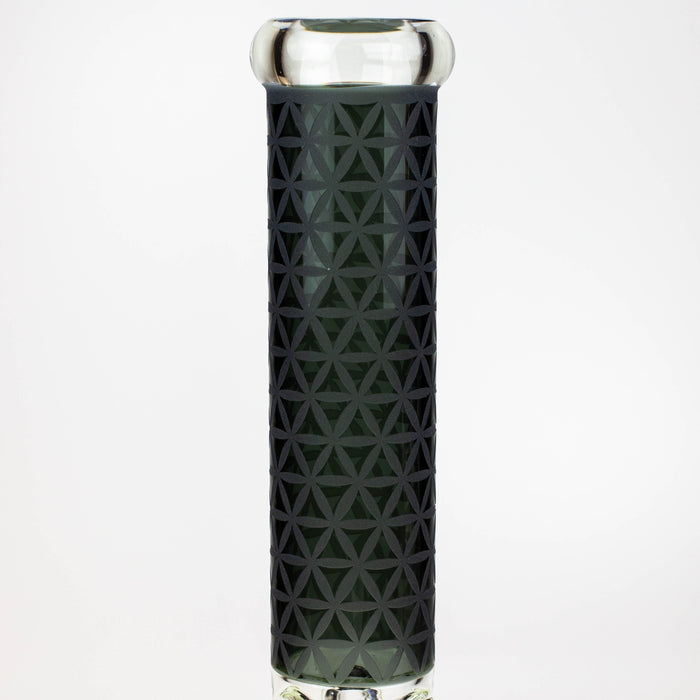 WENEED®-14" Vector Grid Beaker 7mm Glass Bong WENEED®