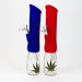 12" Silicone water bong with glass base [WP009] Resin · Silicone · Plastic Bong ONE
