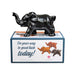 Elephant Novelty Pipe - Black Color Ceramic Pipe Roast and Toast Gifts