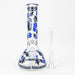8" Glow in the dark glass bong [XTR1075]- - One Wholesale