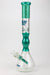 19" XTREME / 9 mm / Curbed tube glass Bong [XTR5001]-Green - One Wholesale