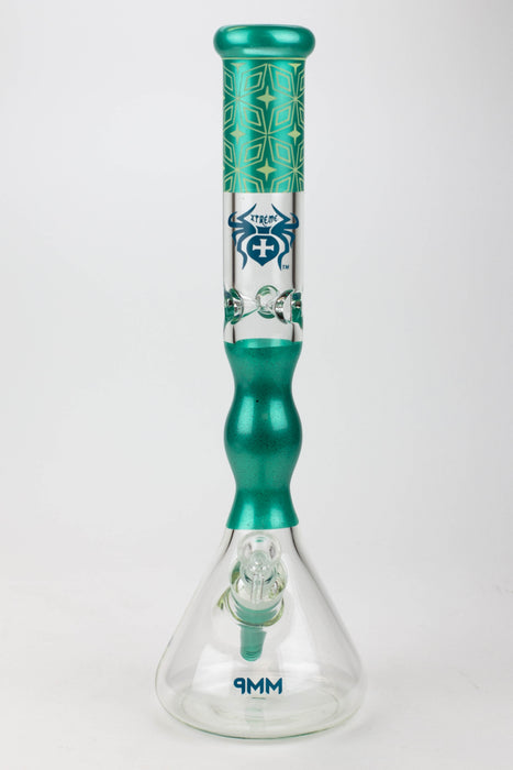 19" XTREME / 9 mm / Curbed tube glass Bong [XTR5001] Beaker Bong Canadian Distributor