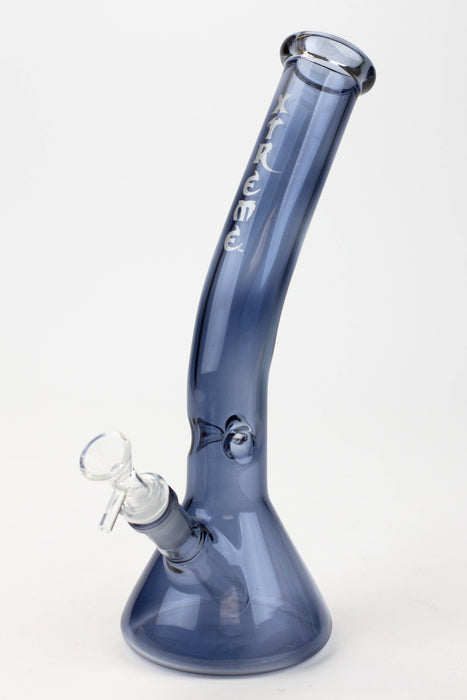 12" XTREME Curve Neck Glass Bong [XTR5005] Glass Bong Canadian Distributor Black