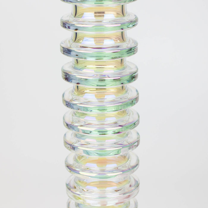 17" XTREME / 7 mm / Rock & Roll Electroplated Tube glass water bong [XTR5006]- - One Wholesale