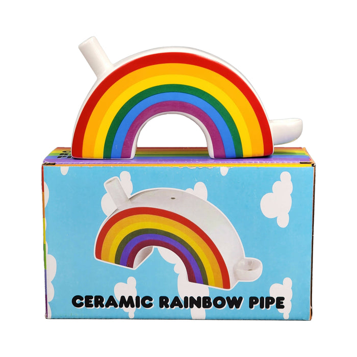 Rainbow pipe Ceramic Pipe Roast and Toast Gifts