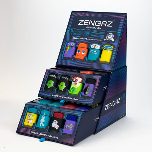 ZENGAZ® Mega Jet flame Torch lighter Display of 48 Lighters ONE