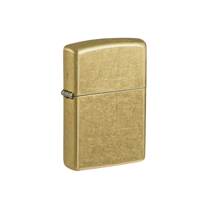 Zippo 48267 Regular Street Brass Zippo Lighter ONE