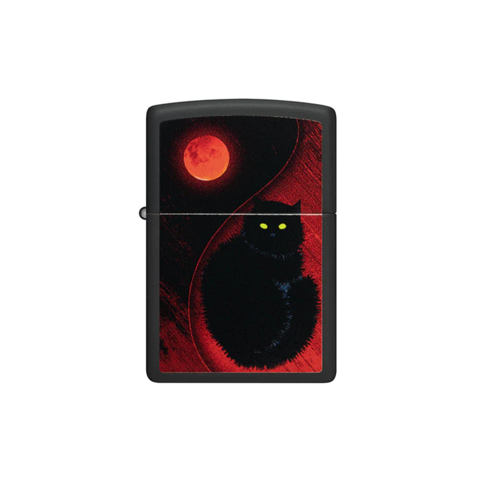 Zippo 48453 Black Cat Design